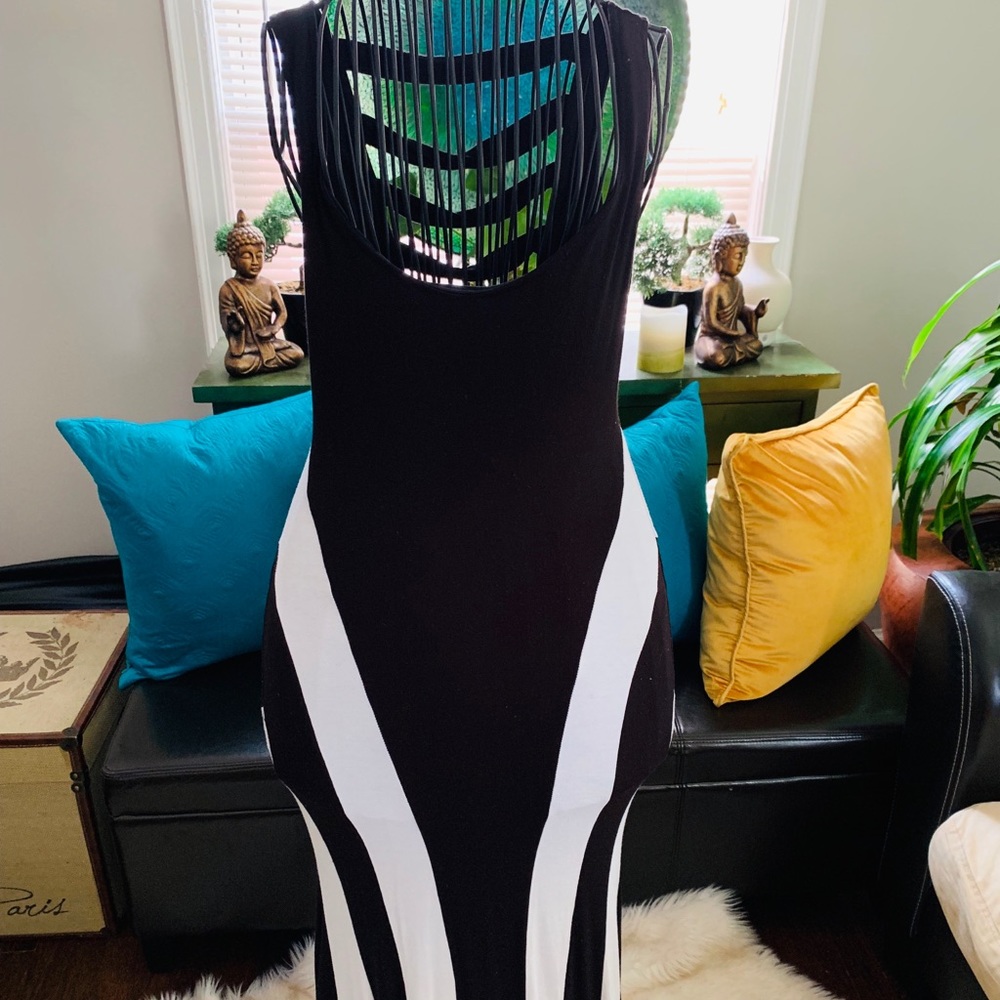 B&W Maxi dress